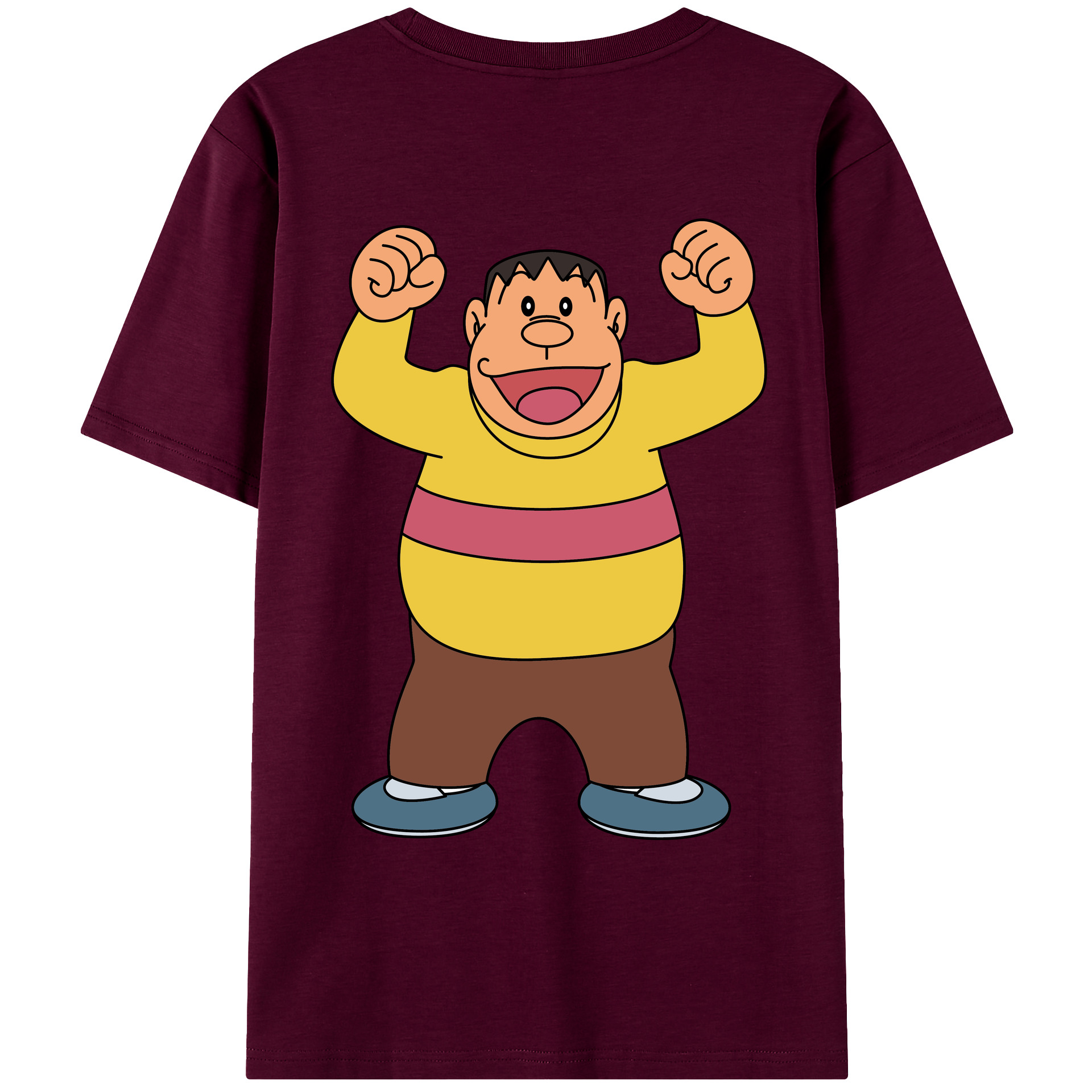 （画像用） ドラえもん 剛田武 Doraemon Gouta Takeshi レディース半袖Tシャツ(バックプリント)